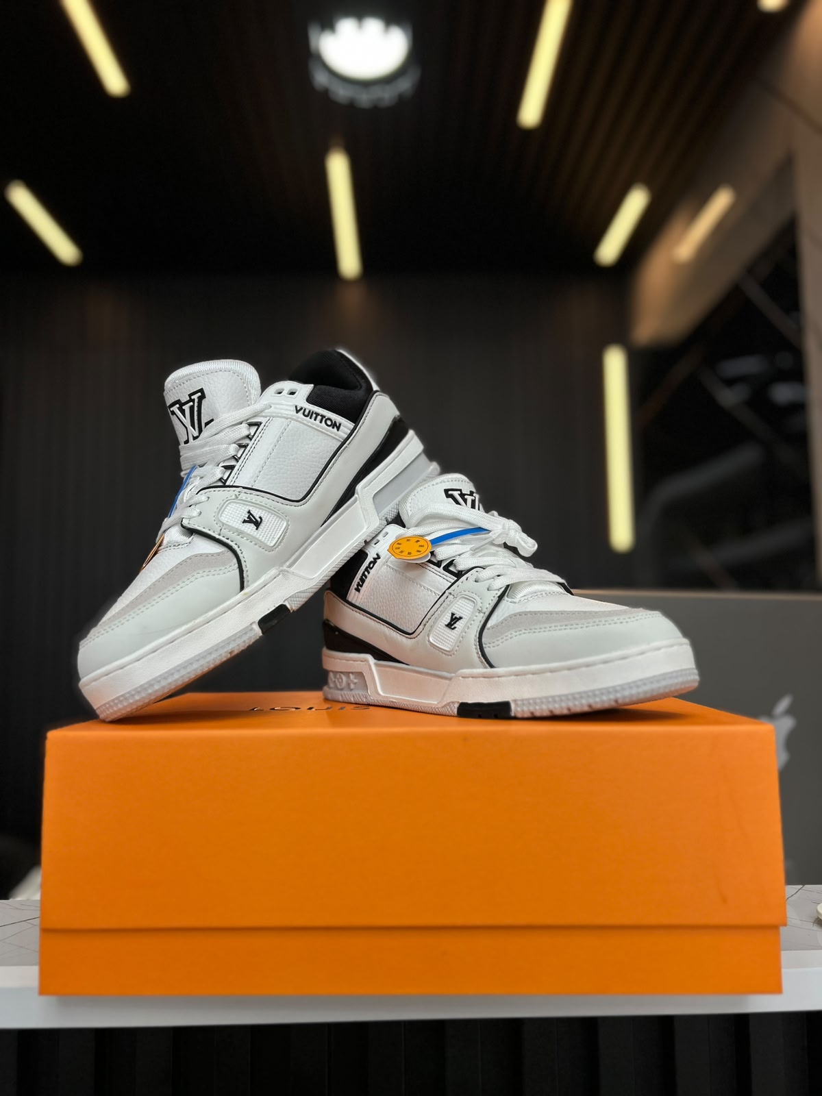 LV Trainer Blanco, Negro y Plata G5